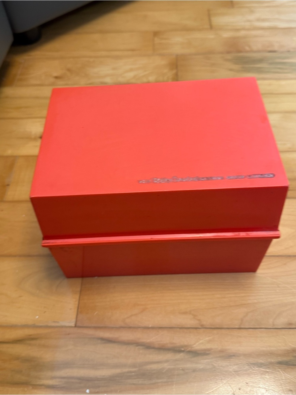 Vintage Betty Crocker recipe box with recipes